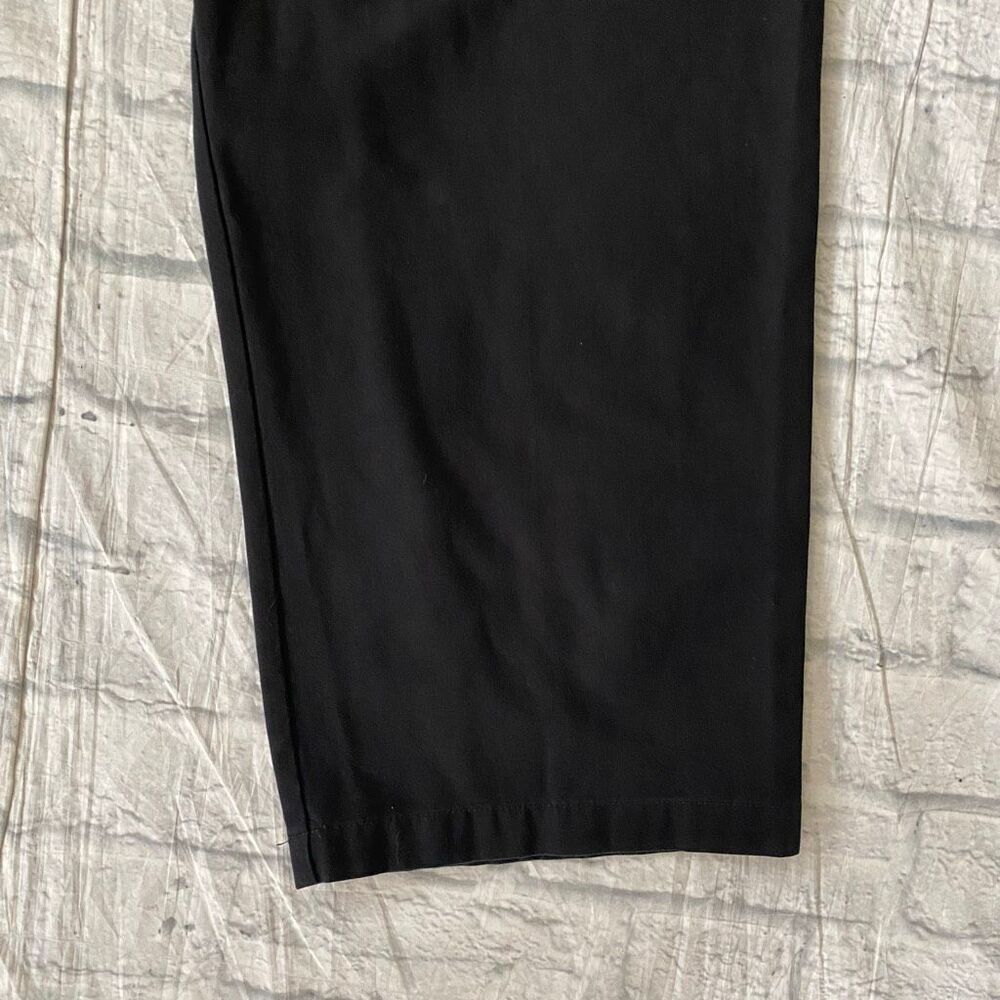 George 42x30 men corton blend pull on chino pants black - Picture 2 of 11